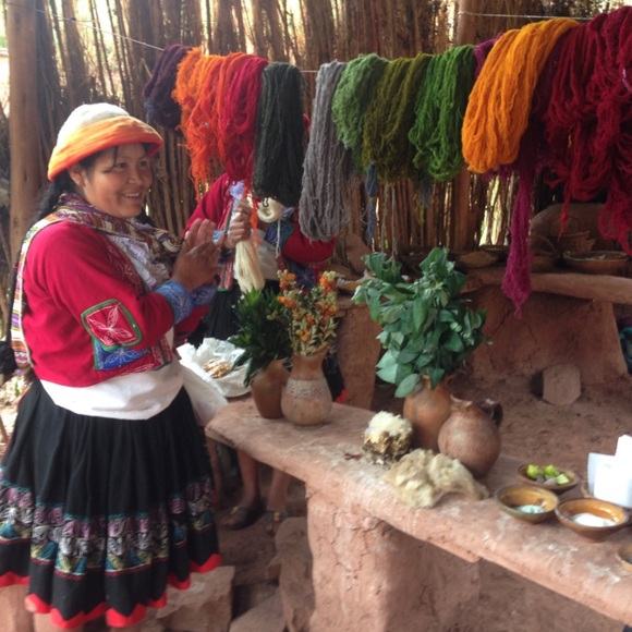 100% Alpaca Wool Teal Sweater - Picture 12 of 15